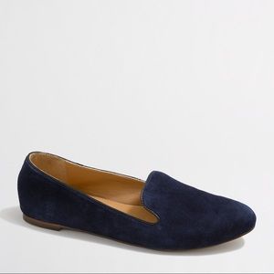 J. Crew Suede Loafers - Navy